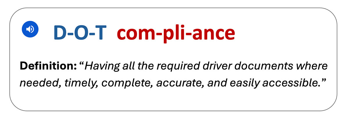 Compliance DOT Compliance